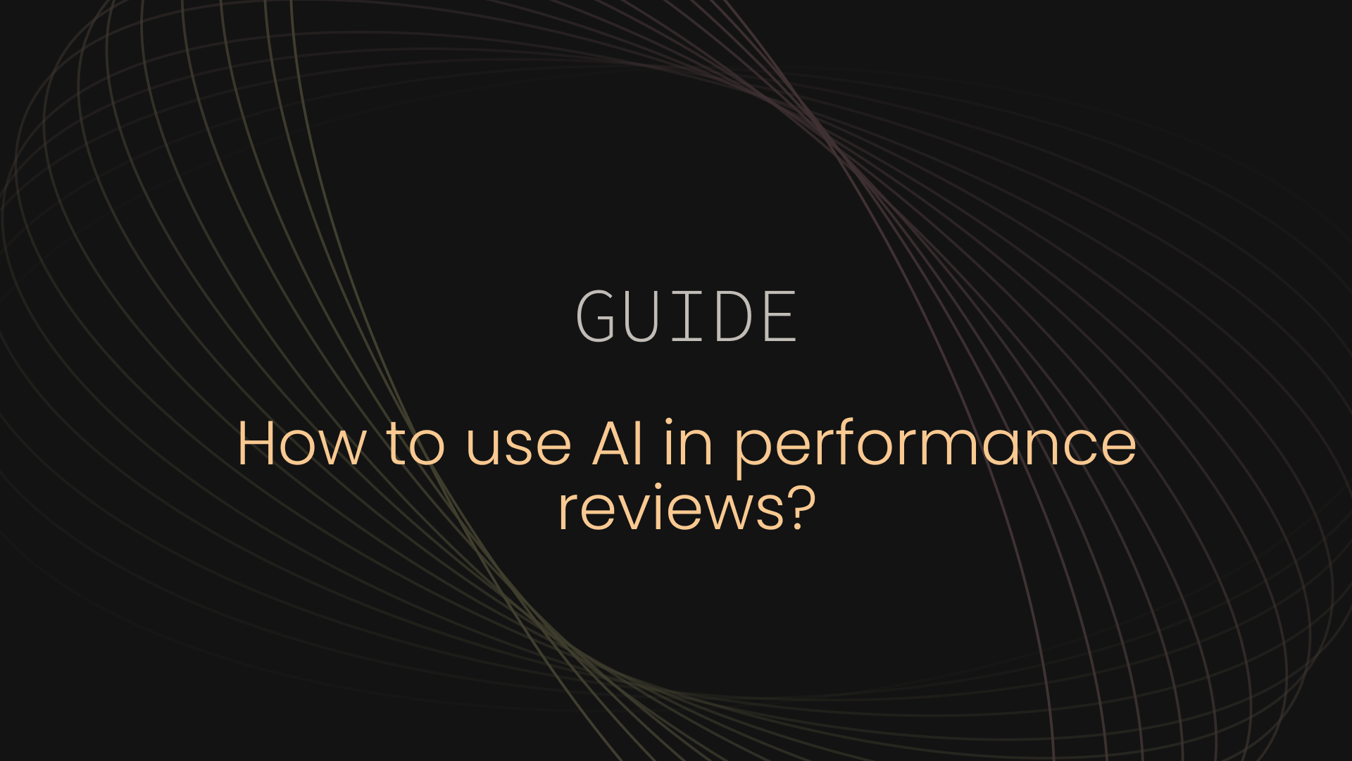 How to use AI in performance reviews? | Taito.ai