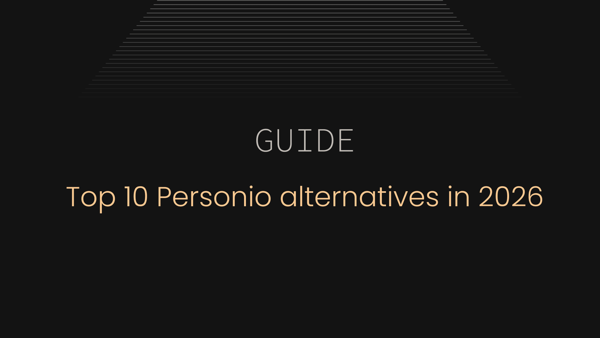 Image: What are the top 10 Personio alternatives in 2026?