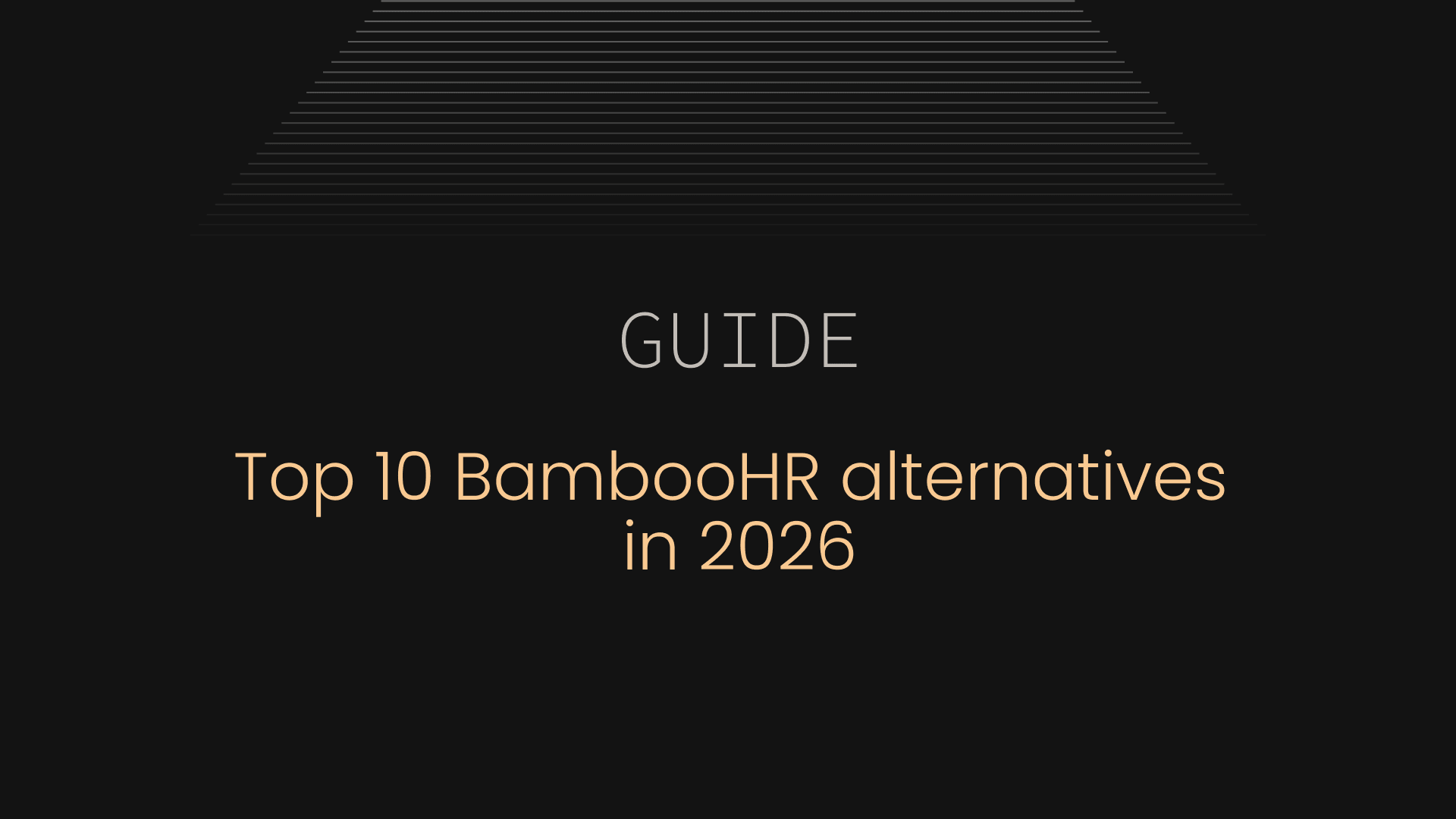 Image: What are the top 10 BambooHR alternatives in 2026?