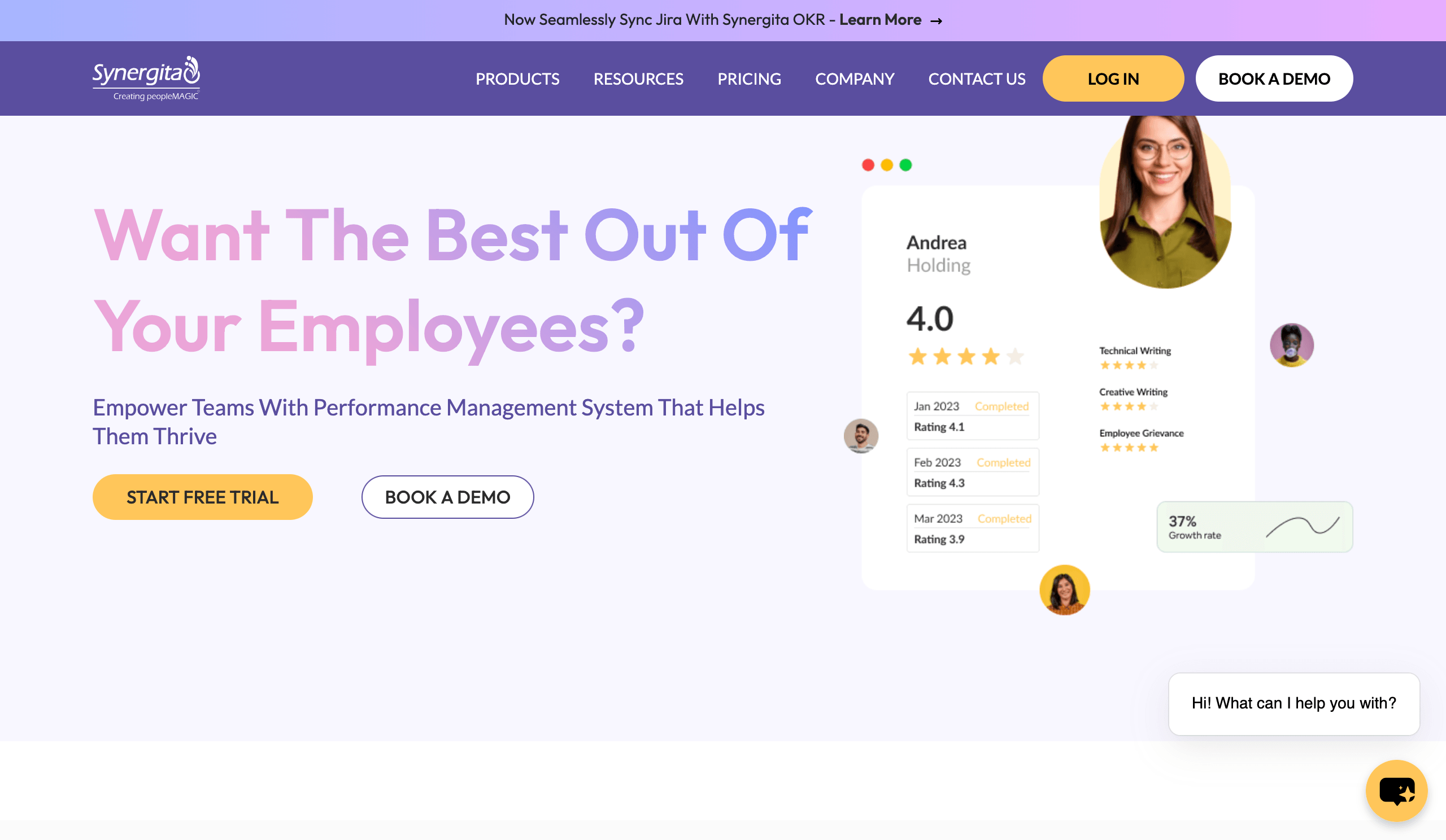 Synergita performance appraisal and goal tracking software for HR-led organizations