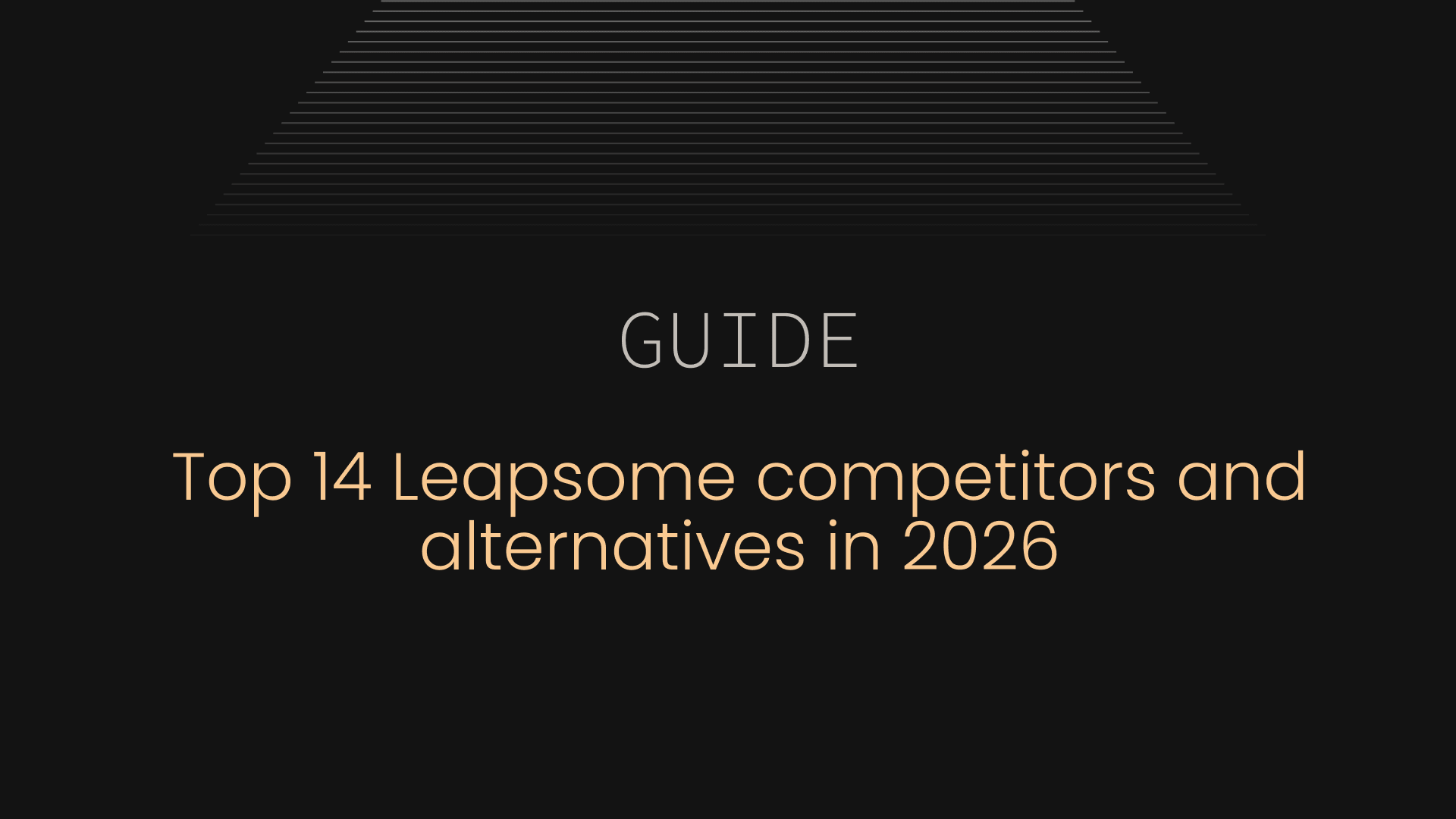 Top 14 Leapsome competitors and alternatives in 2026