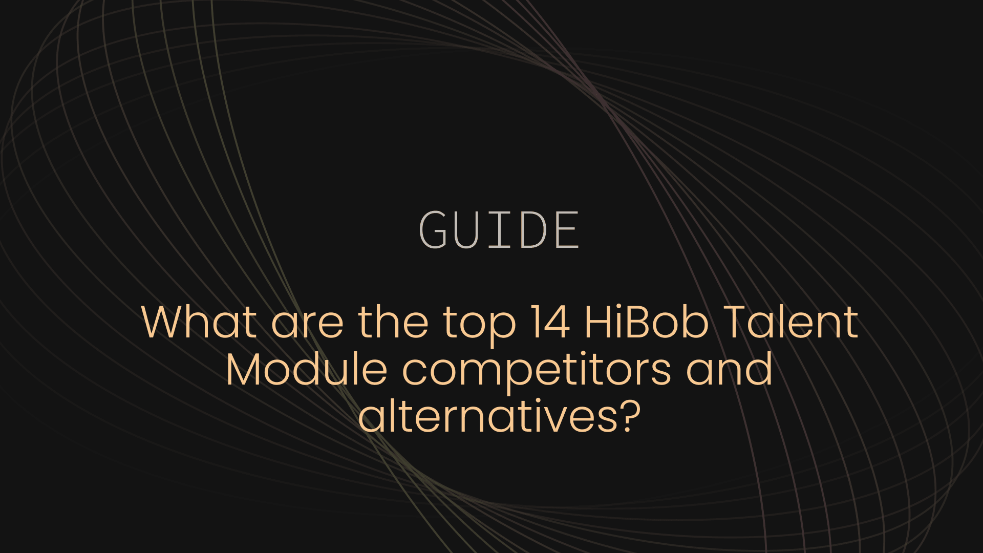 Image: 14 HiBob Talent Module Alternatives in 2026