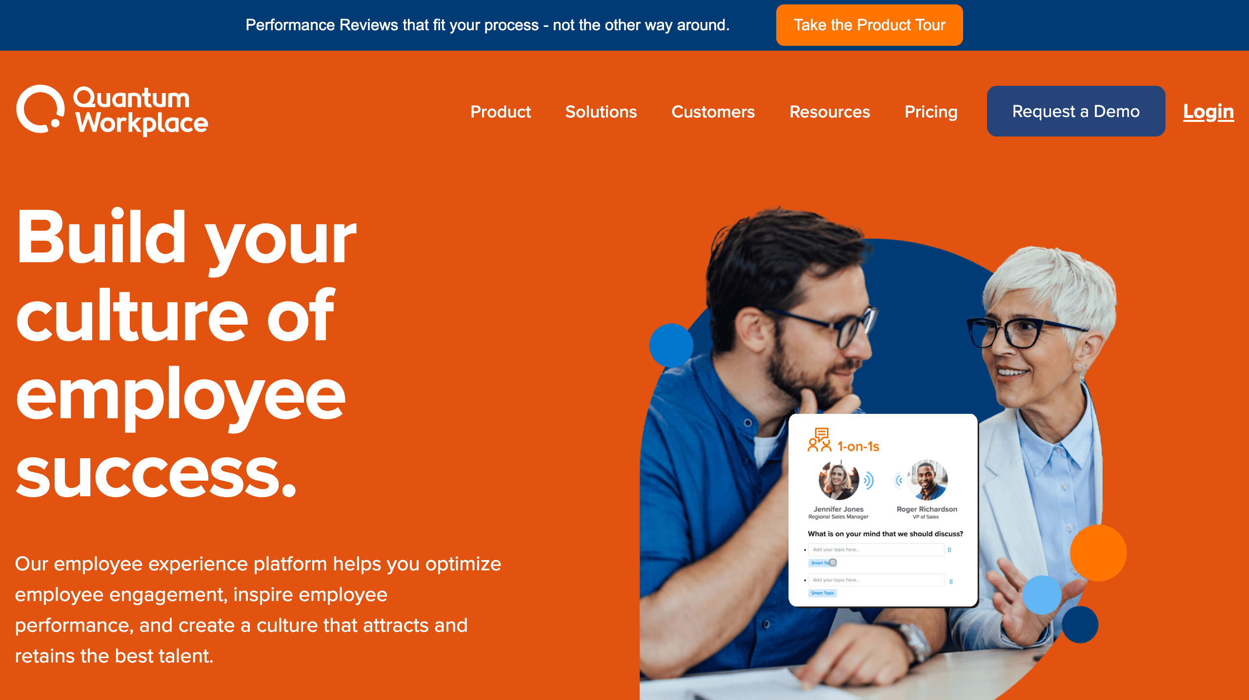 Quantum Workplace is an employee engagement and performance management platform for data-driven organizations.