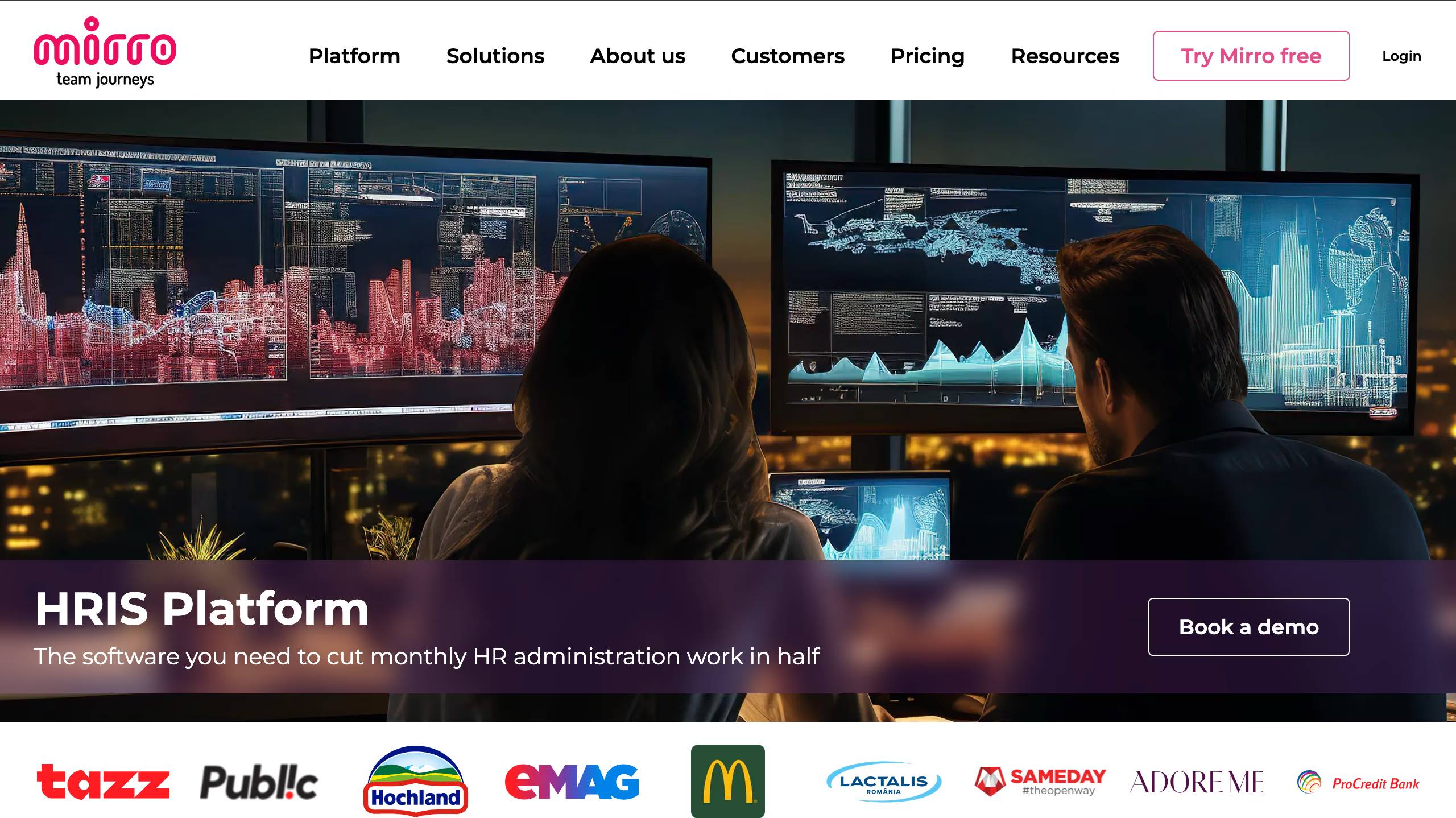 Mirro is a people enablement platform focused on recognition, continuous feedback, and performance transparency